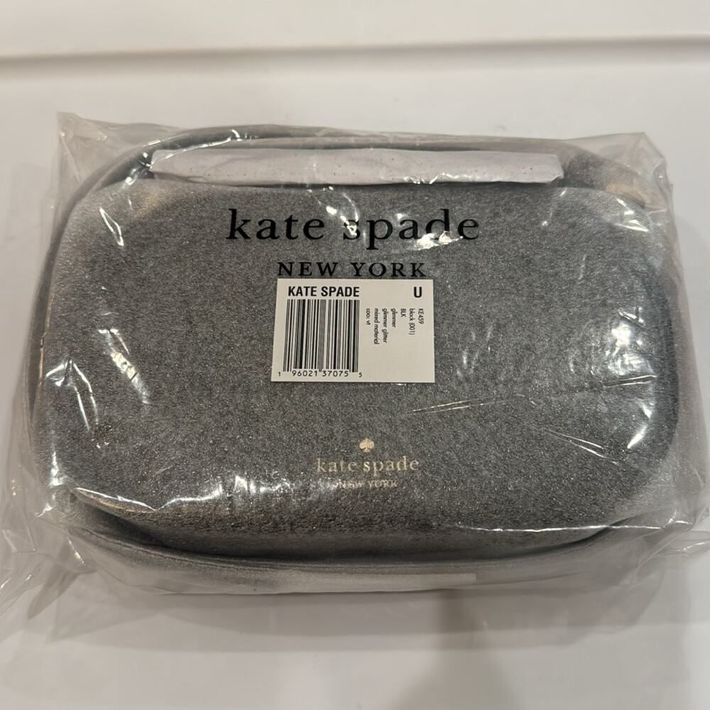 kate spade Glimmer Oval Camera Bag - Black Retail $299 - Picture 5 of 7